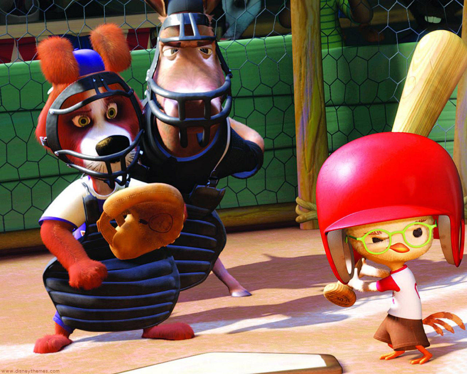 Chicken Little Baseball Game