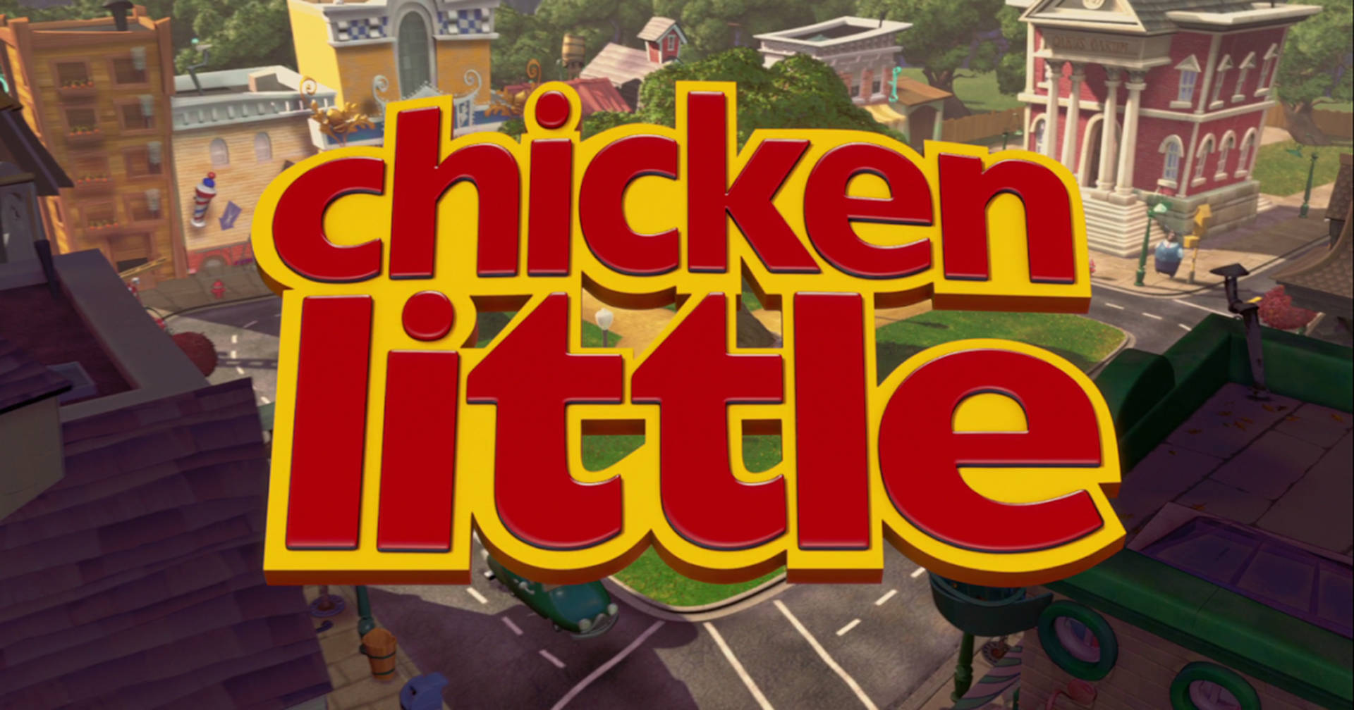 Chicken Little Movie Logo Background