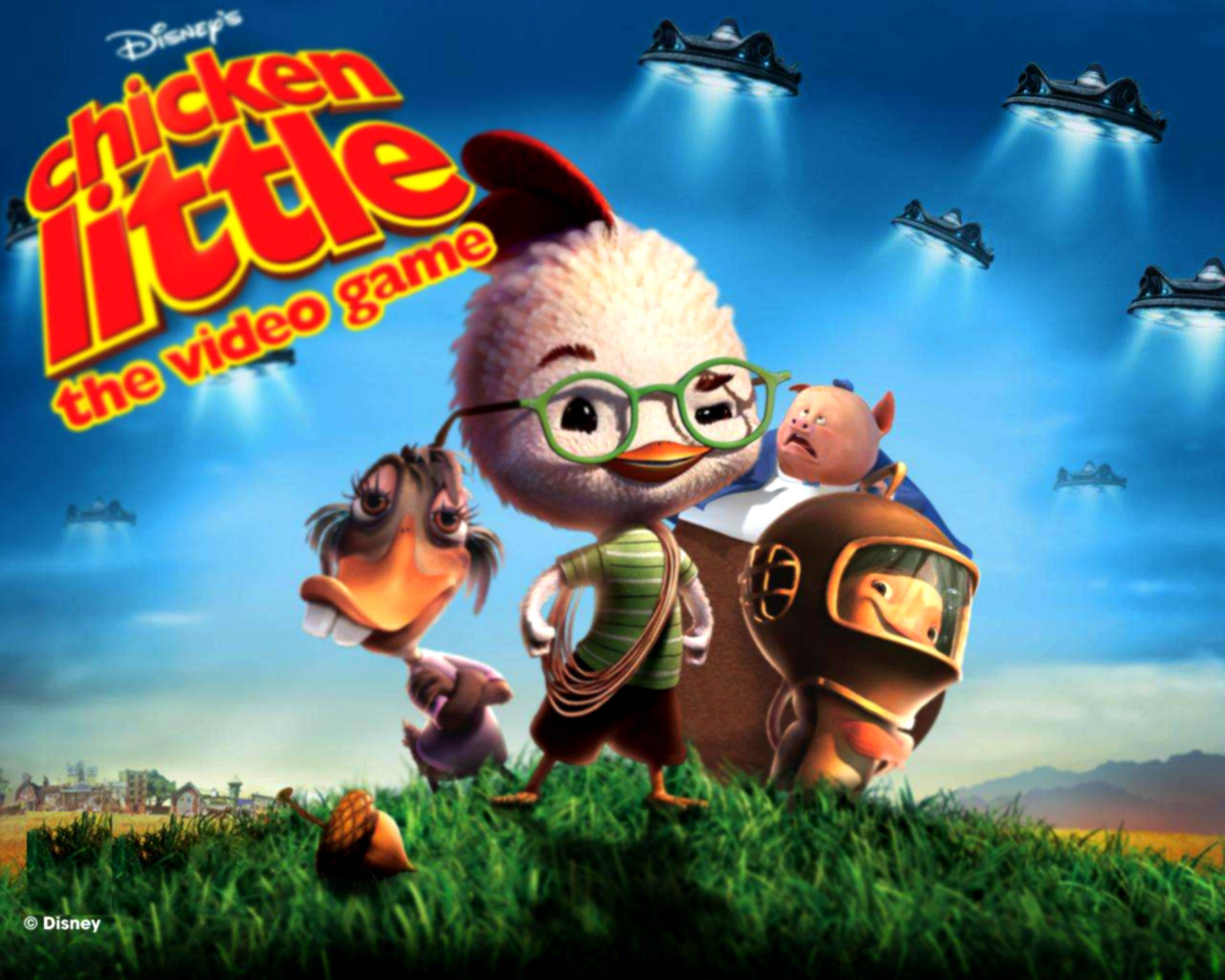 Chicken Little Video Game Poster