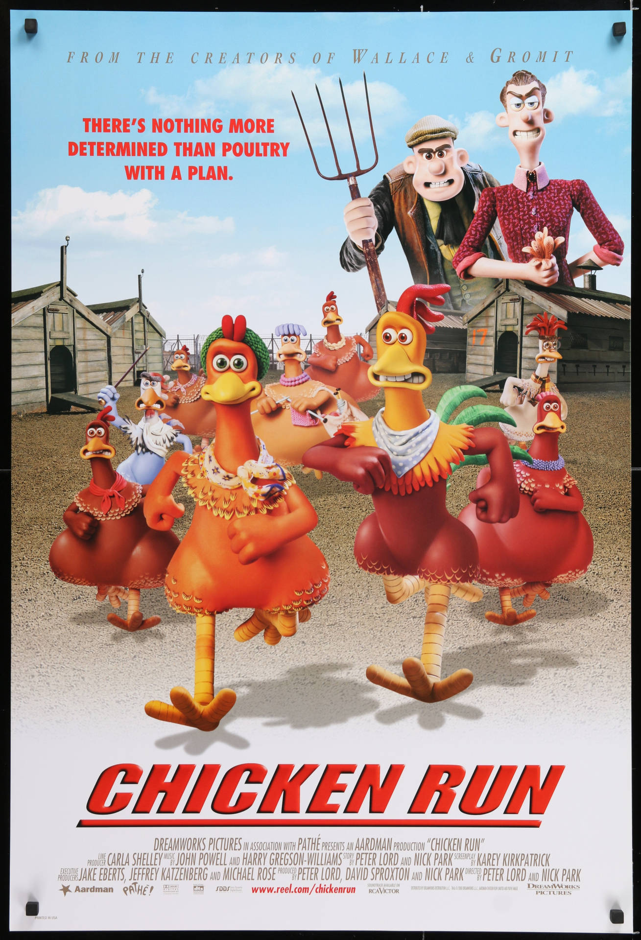 Chicken Running Background