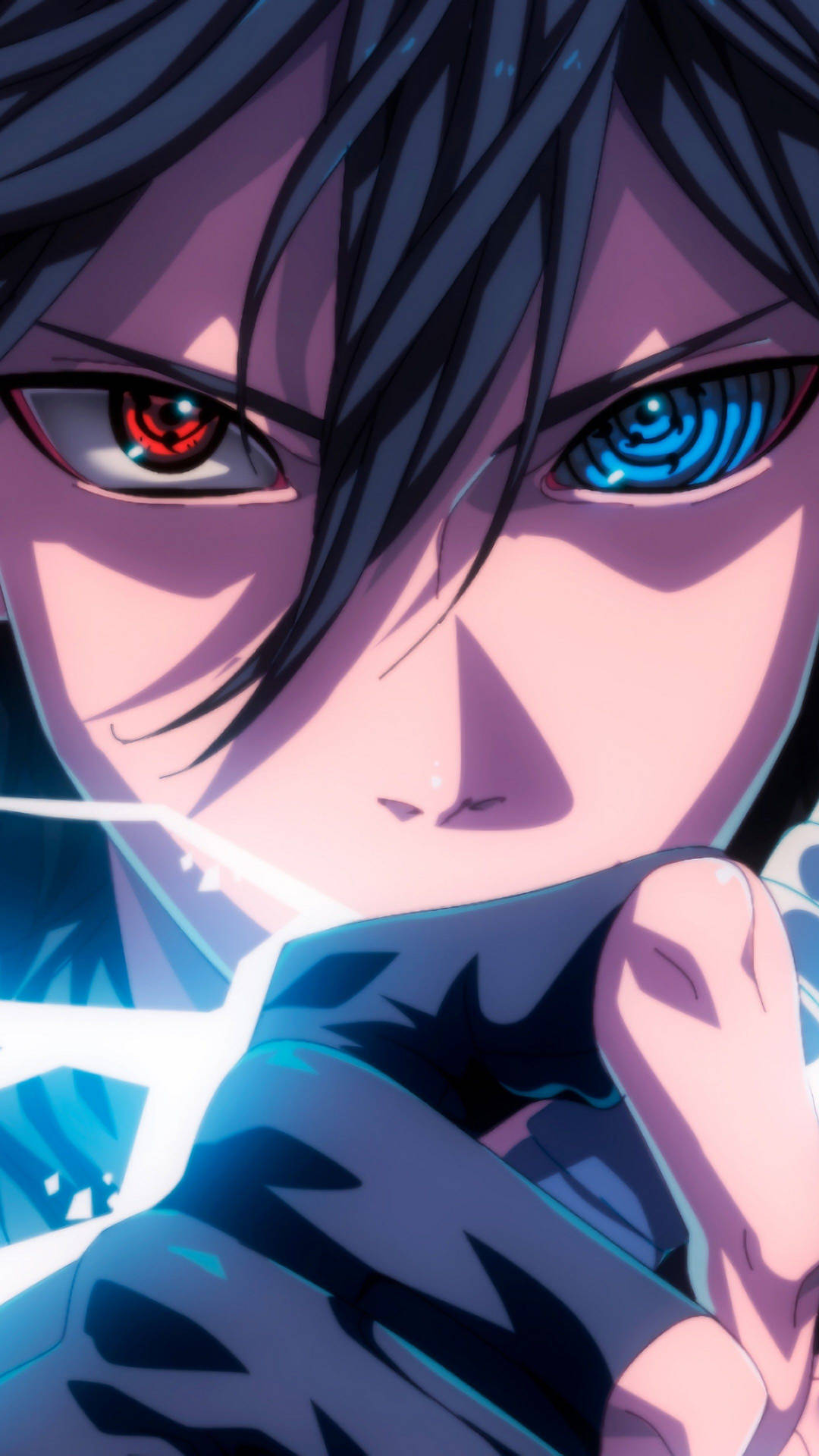 Chidori Sasuke Eyes Background