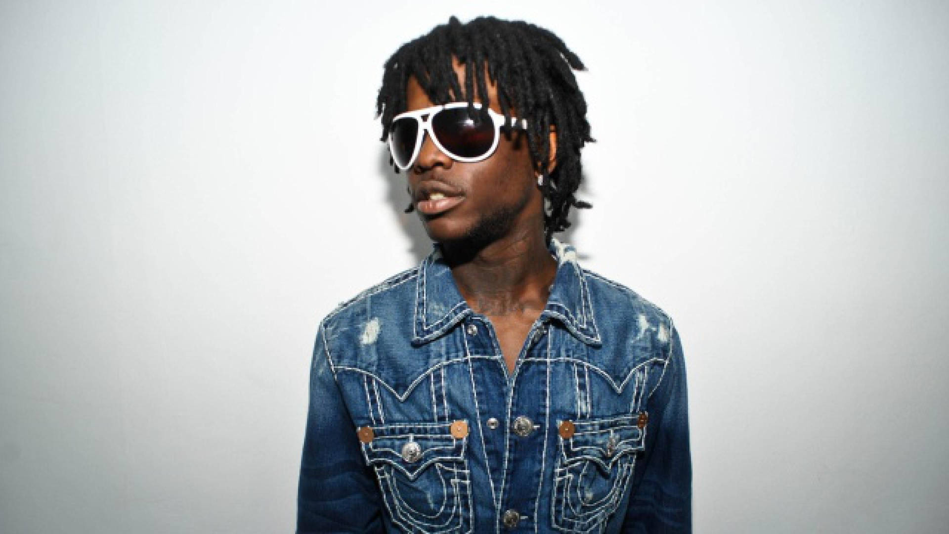 Chief Keef Denim Outfit Background