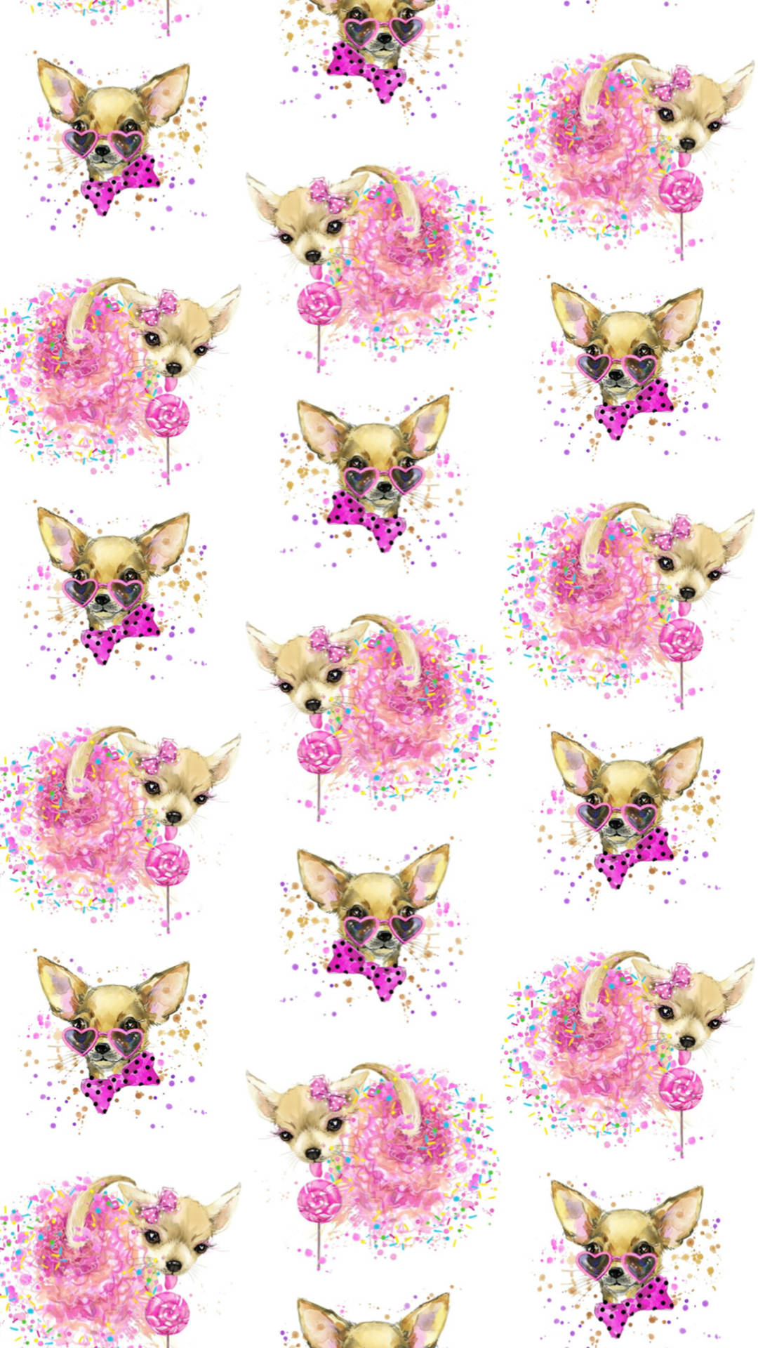 Chihuahua Dog Art Background