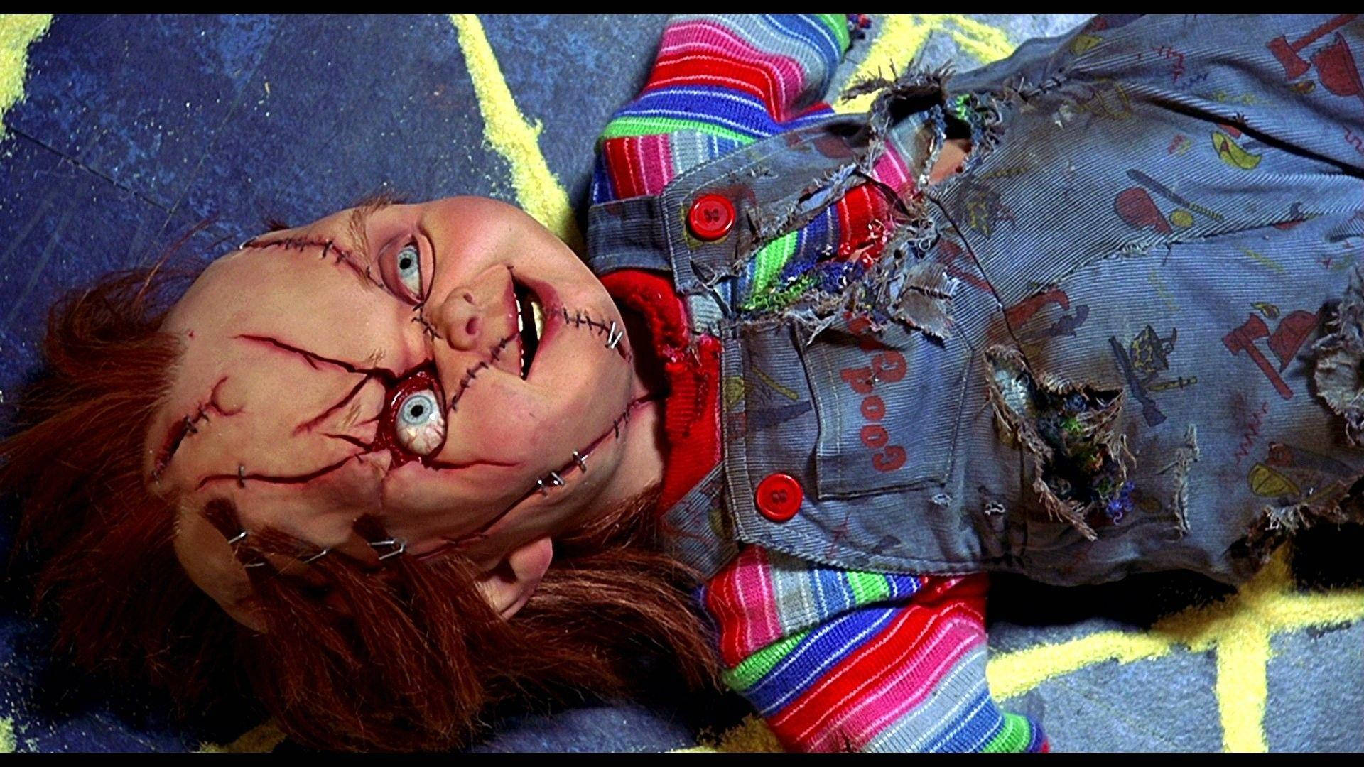 Child's Play Scary Bloody Chucky Background