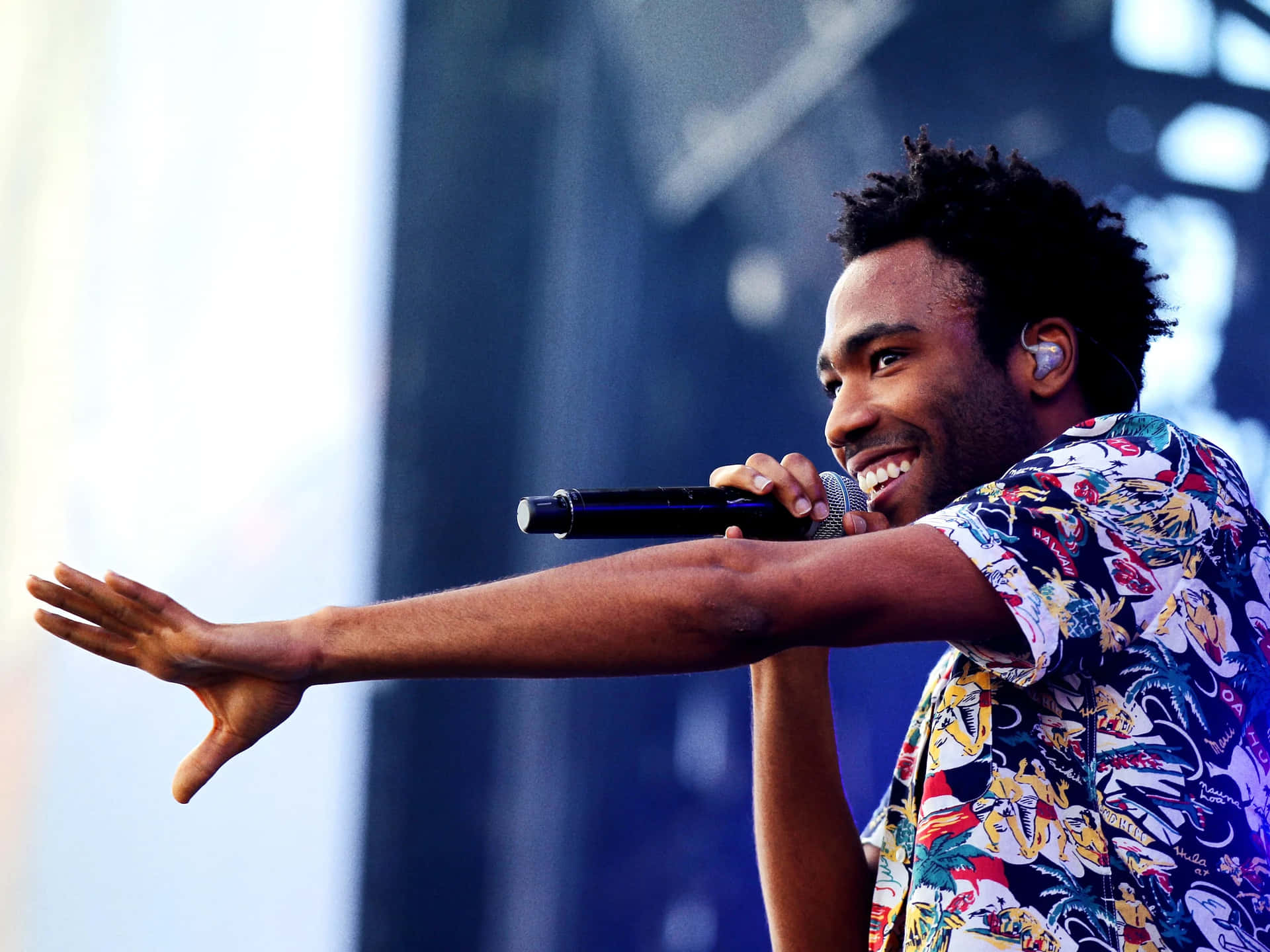 Childish Gambino Performing Live Background