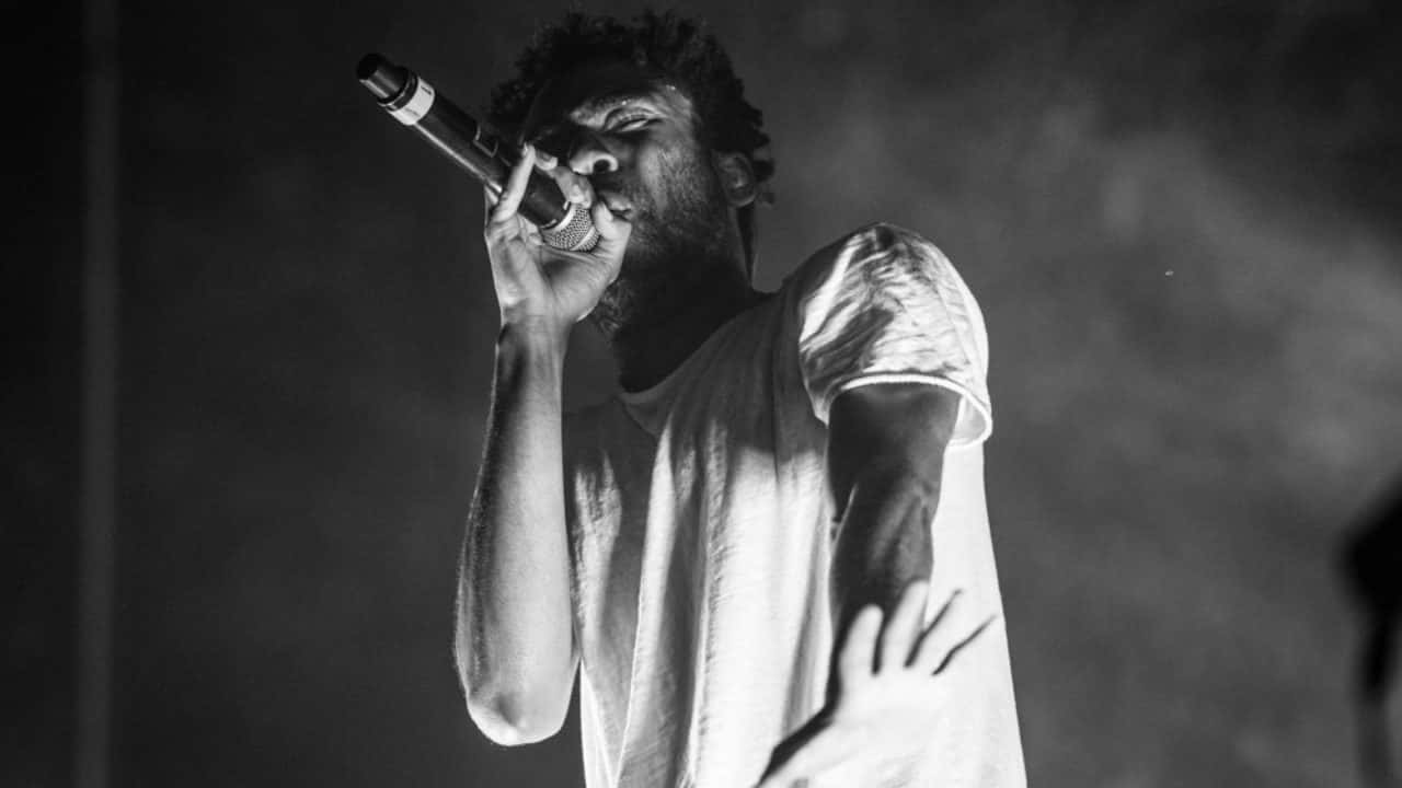 Childish Gambino Performing Livein Concert Background