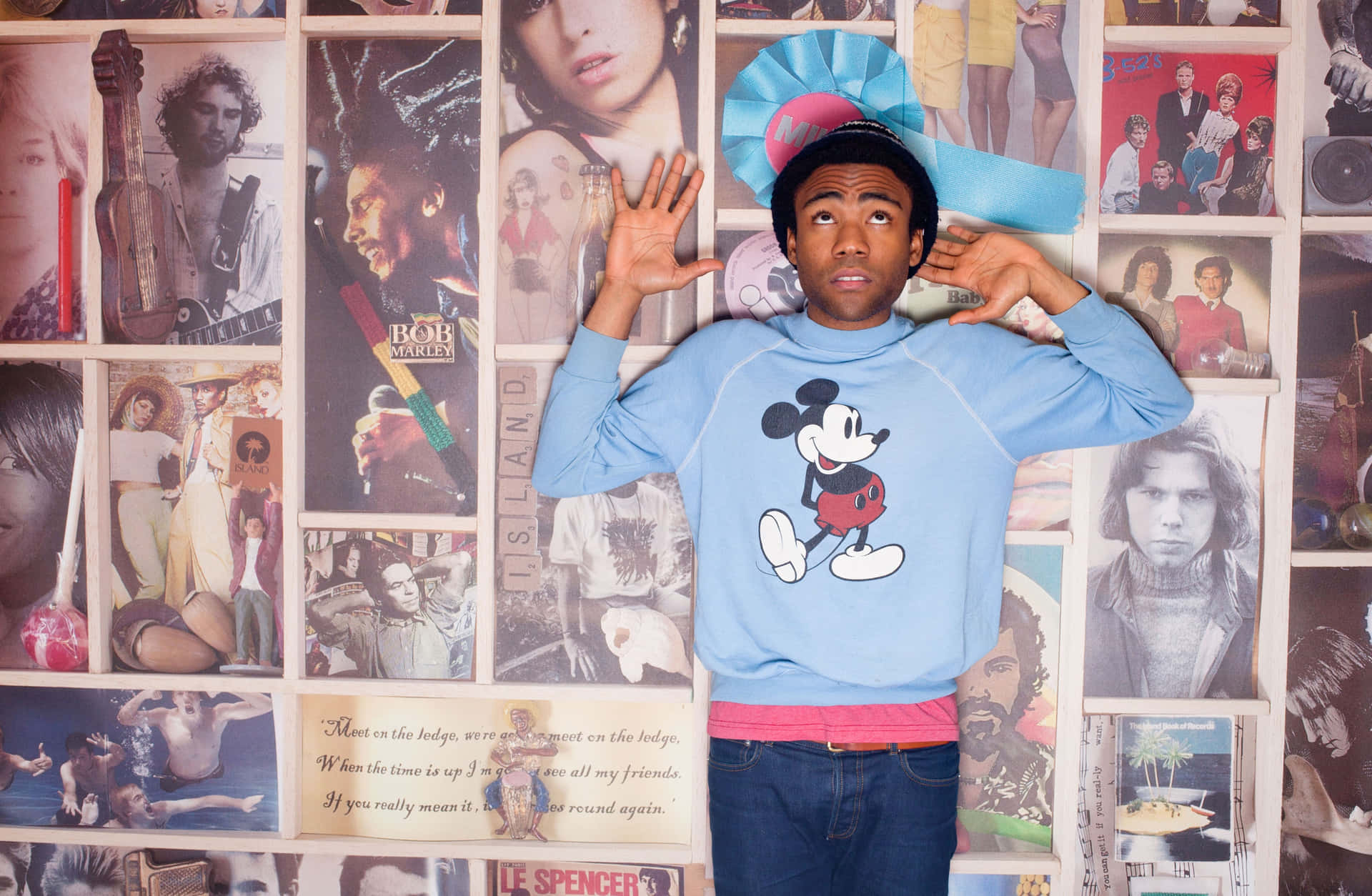 Childish Gambino Vintage Backdrop Background