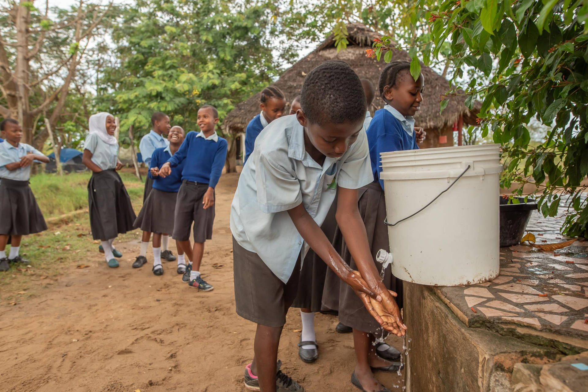 Children In Tanzania Background