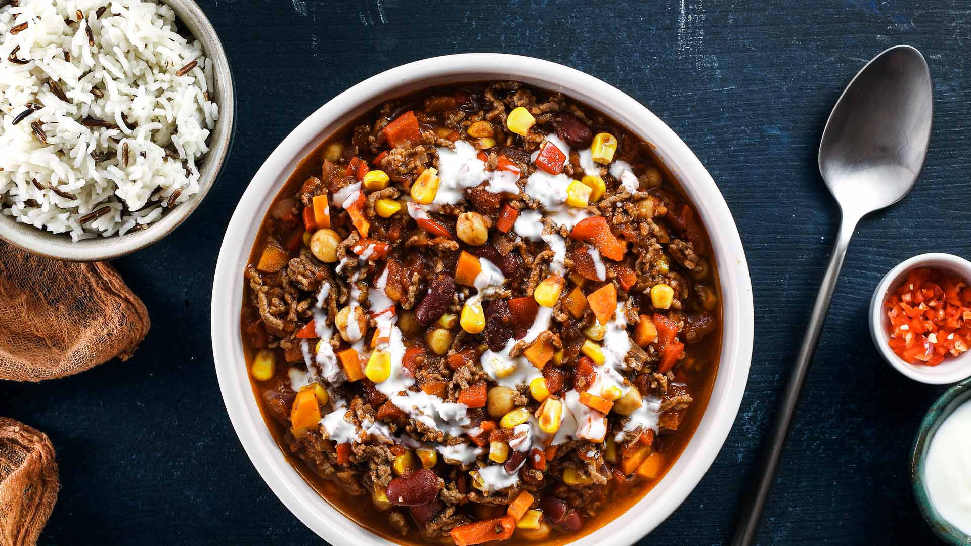 Chili Con Carne Food Photography Background