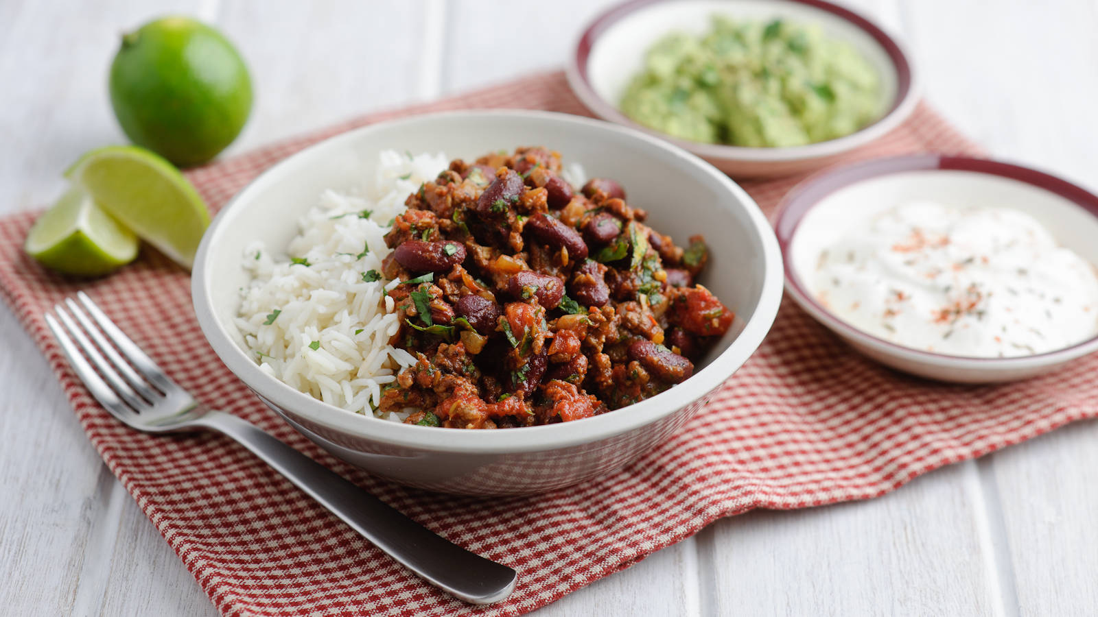 Chili Con Carne Meal Set Background