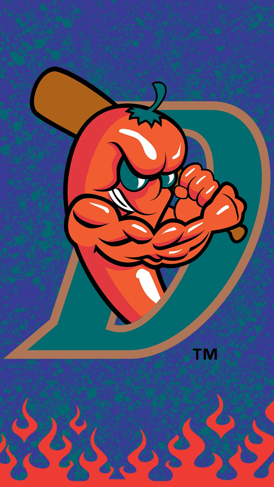 Chili Mascot El Paso Diablos Background