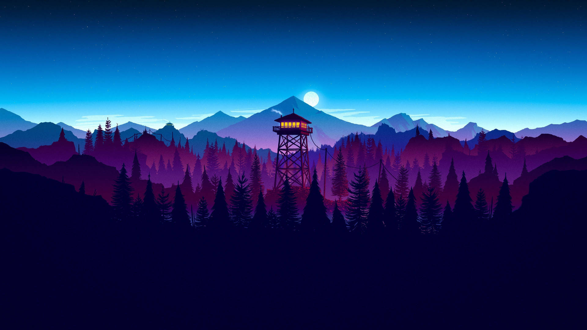Chill 4k Lighthouse Art Background