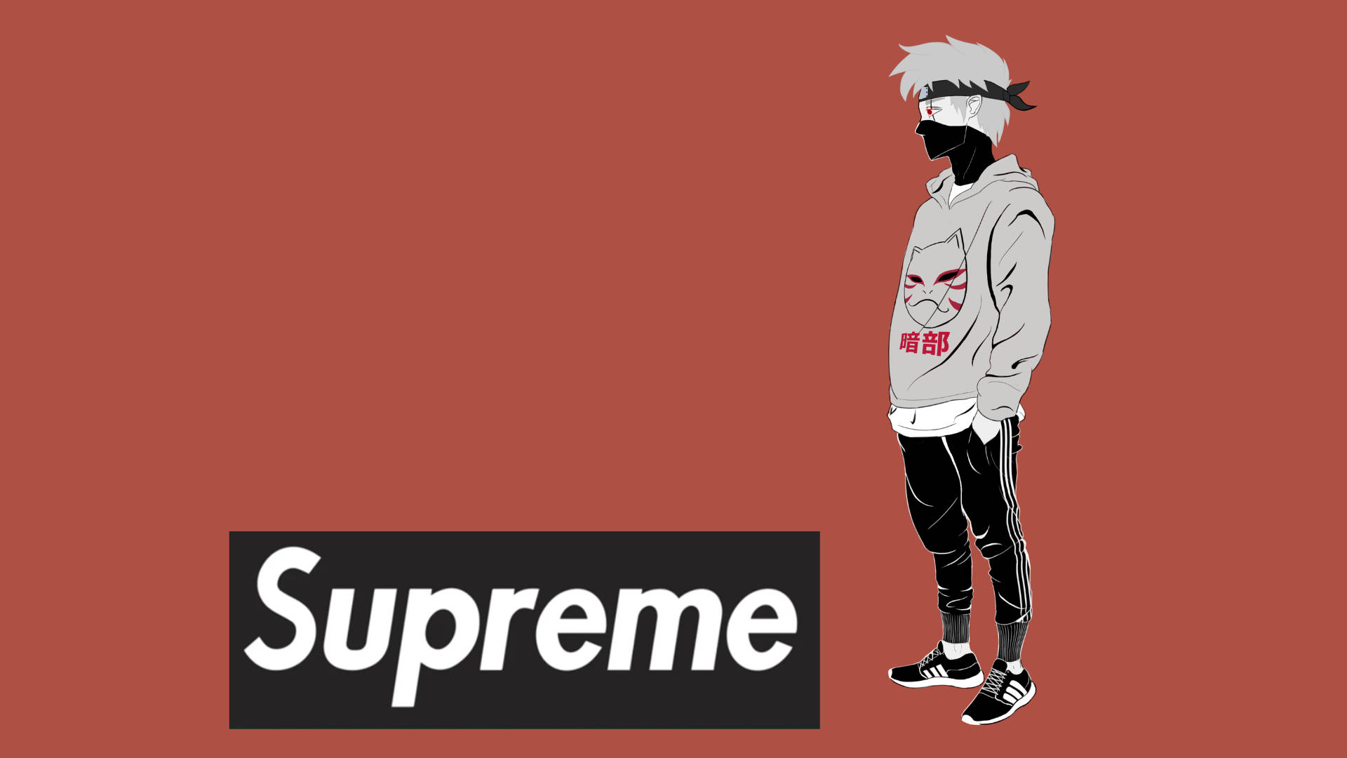 Chill And Comfy Kakashi Hatake Supreme Background