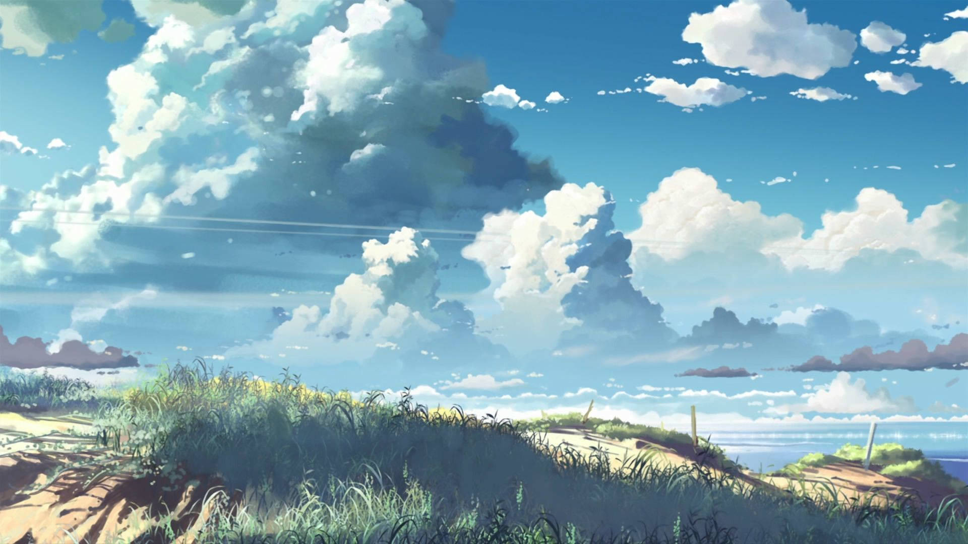 Chill Anime Cloudy Sky