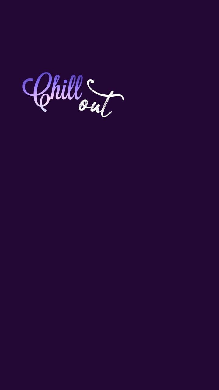 Chill Out Dark Purple Background