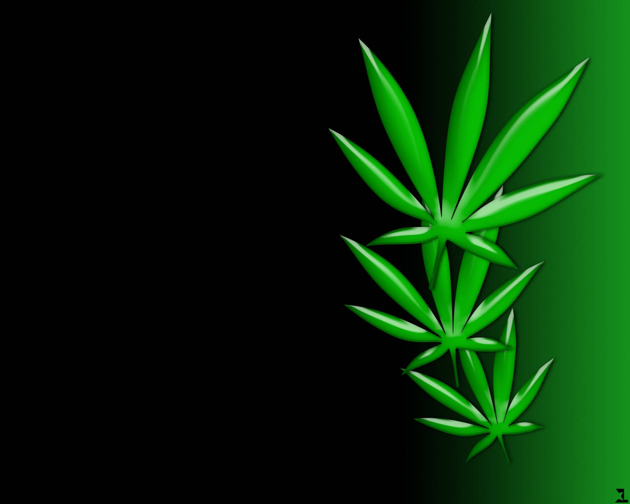 Chill Stoner Weeds Background