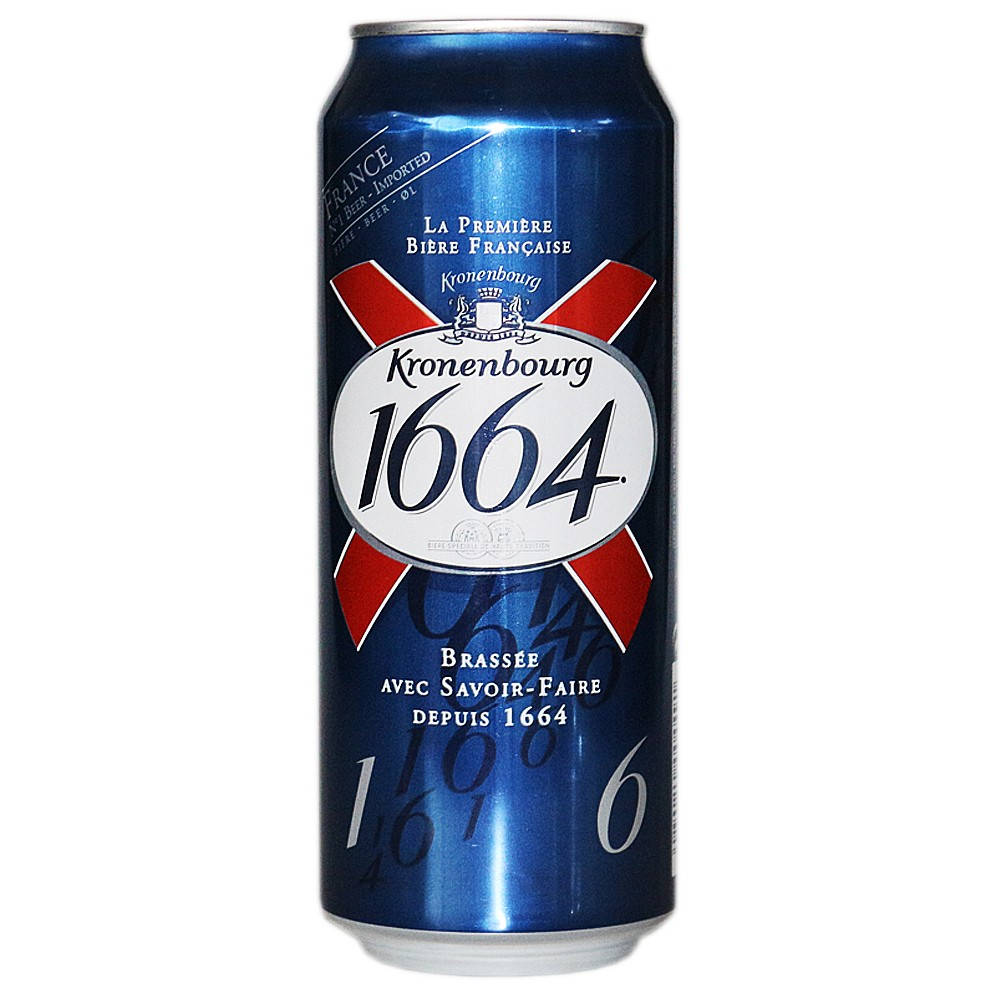 Chilled Can Of Kronenbourg Beer Background