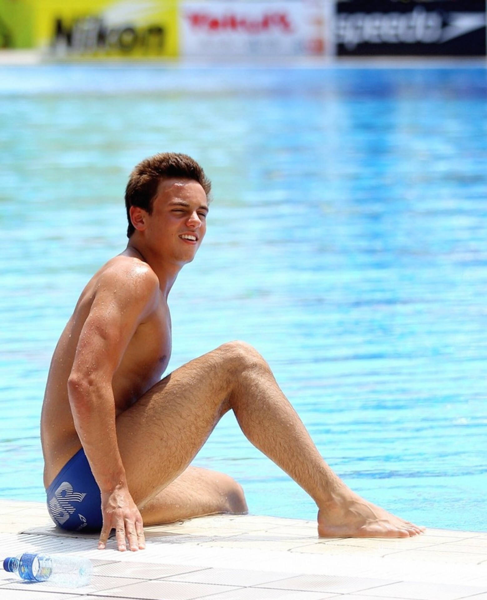 Chilling Tom Daley