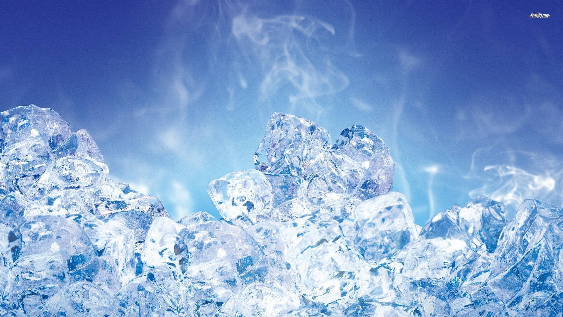 Chilly Ice Cubes Background