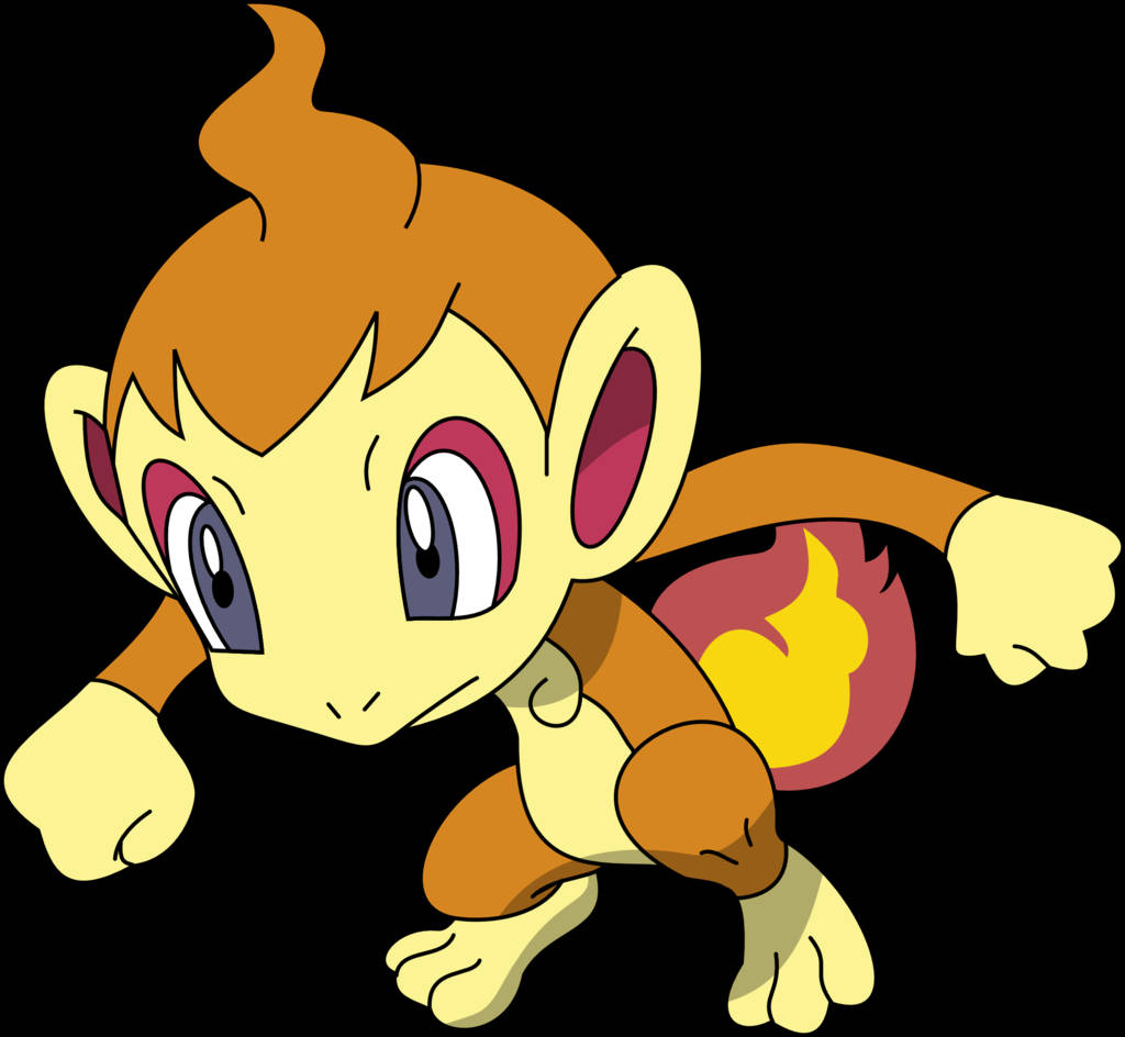 Chimchar Doing A Fight Stance