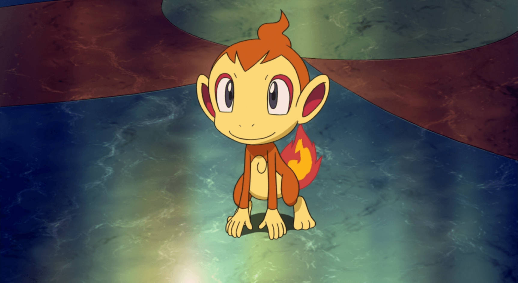 Chimchar Looking Up From Floor