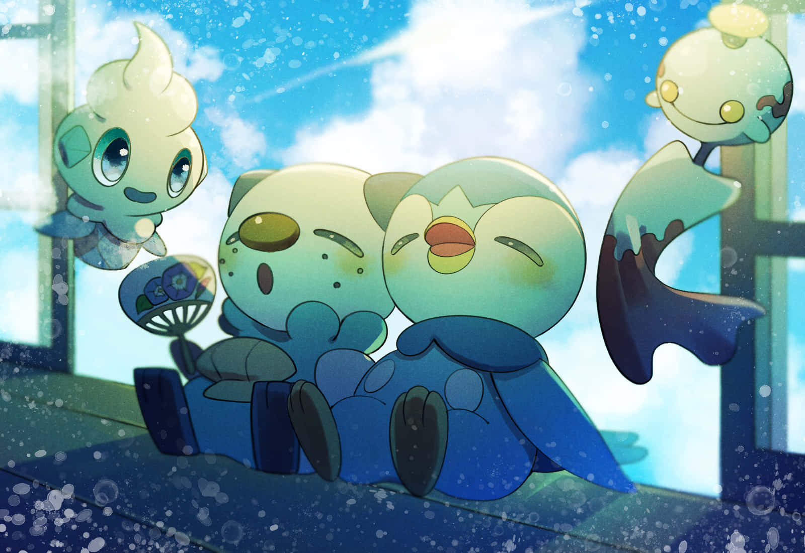 Chimecho And Friends Background