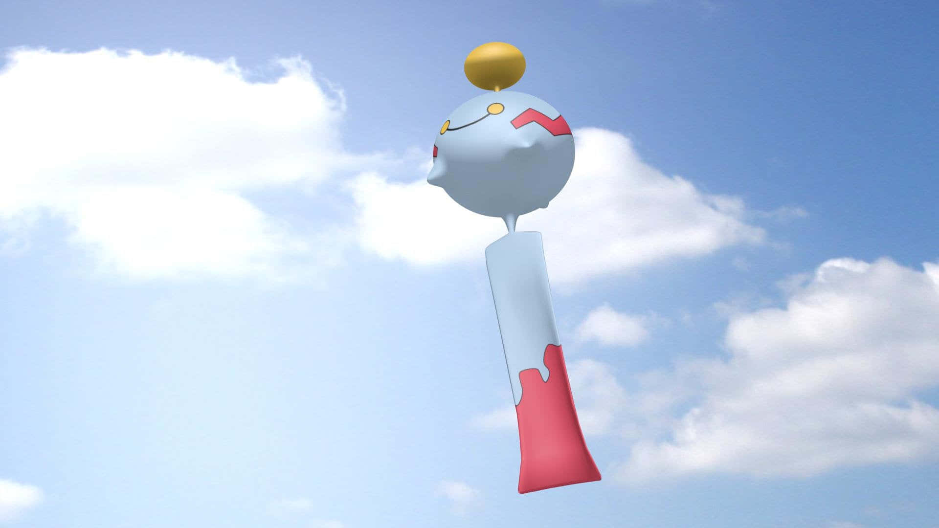 Chimecho Joyously Floating In The Air