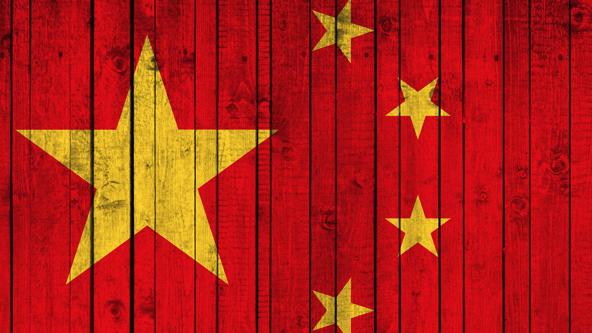 China Flag Vertical Planks