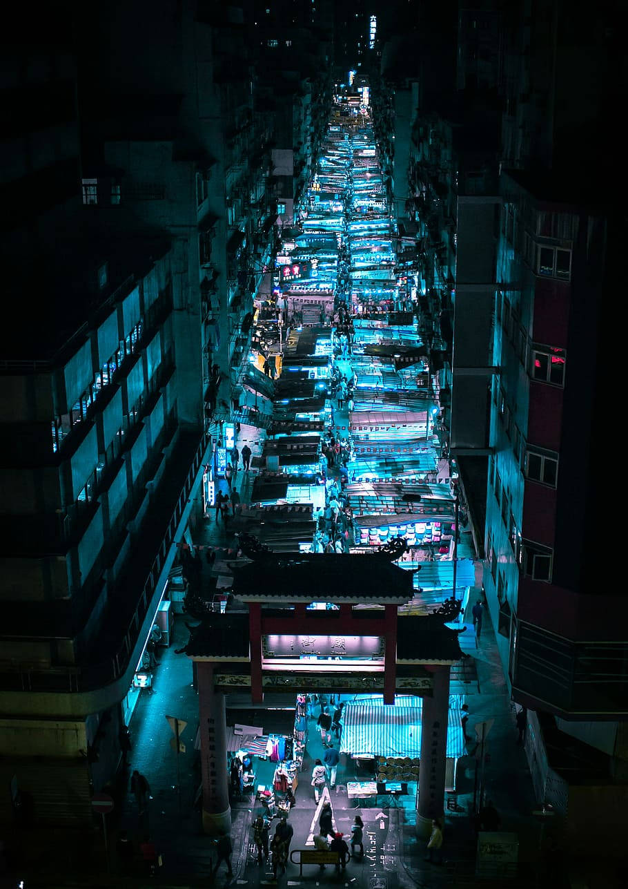 Chinatown Night Market Background