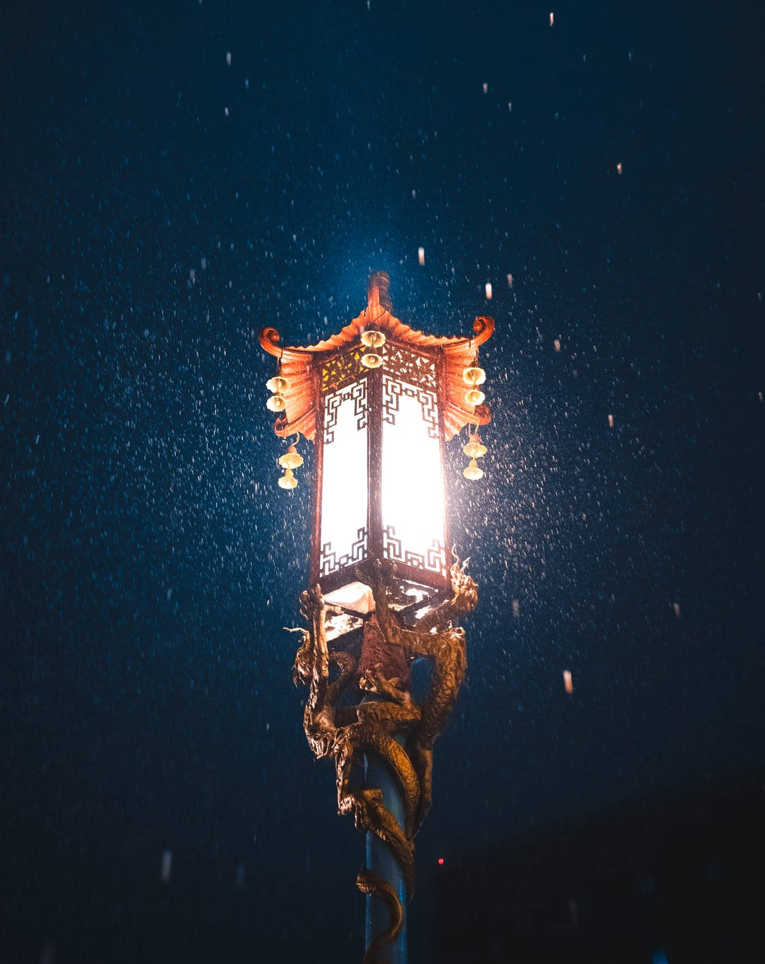 Chinatown Street Lamp Background