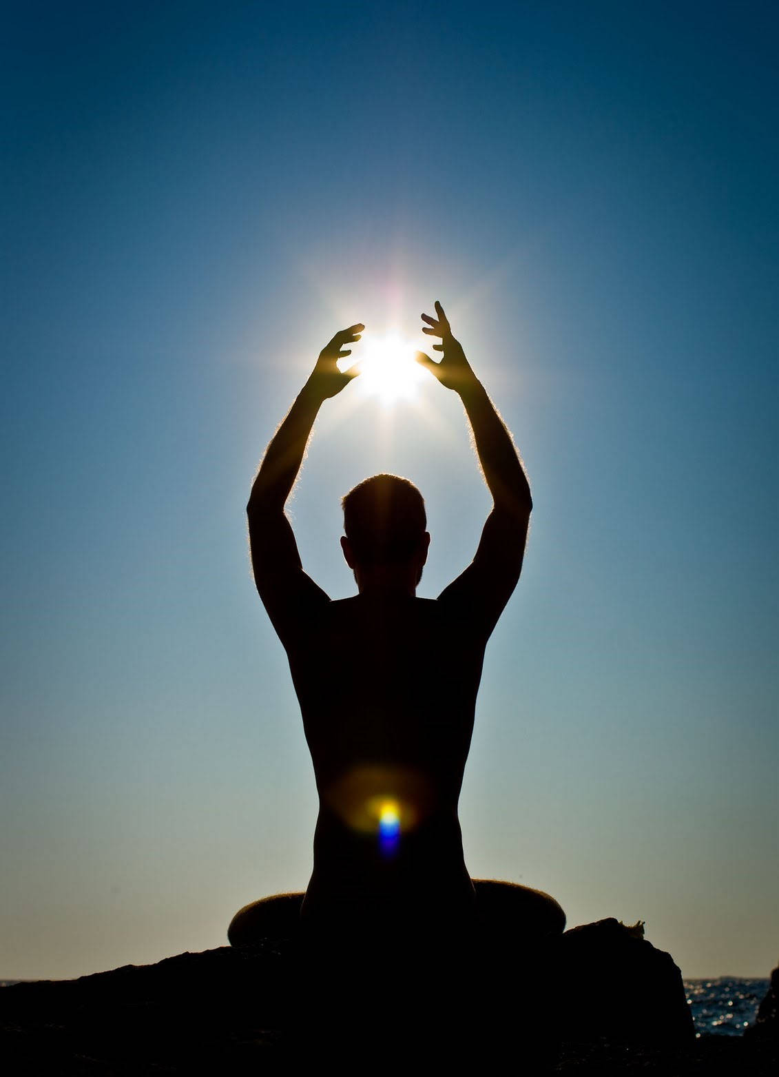 Chinese Energy Cultivation Qi Gong Silhouette