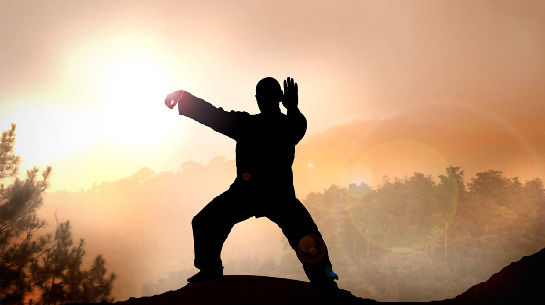 Chinese Healing Technique Qi Gong Background