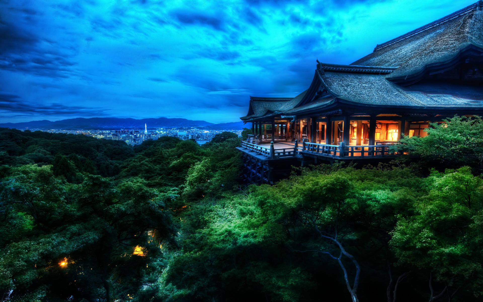 Chinese House On Mountain Top