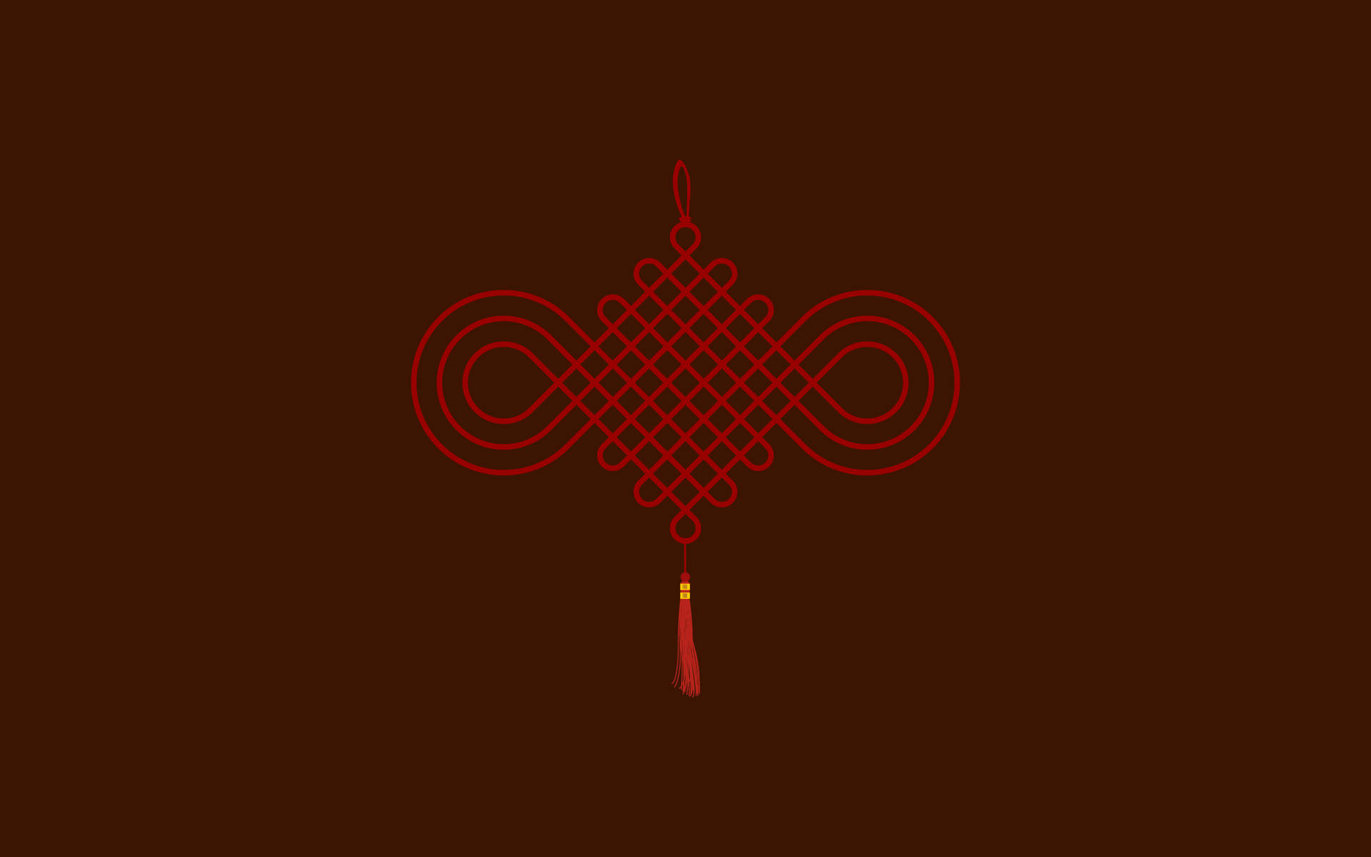 Chinese Knot Minimalist Ipad Background