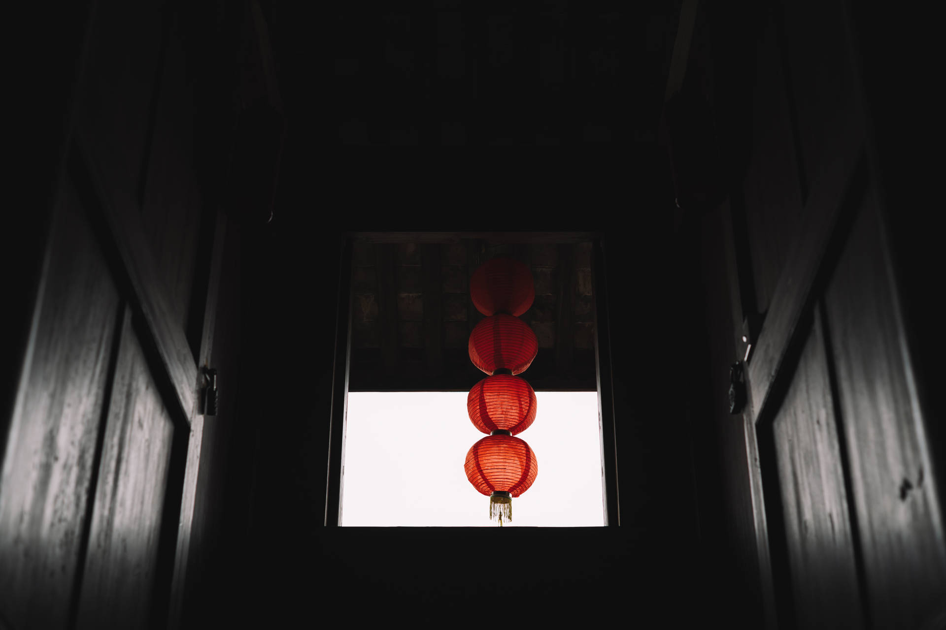 Chinese Lantern Photography Background