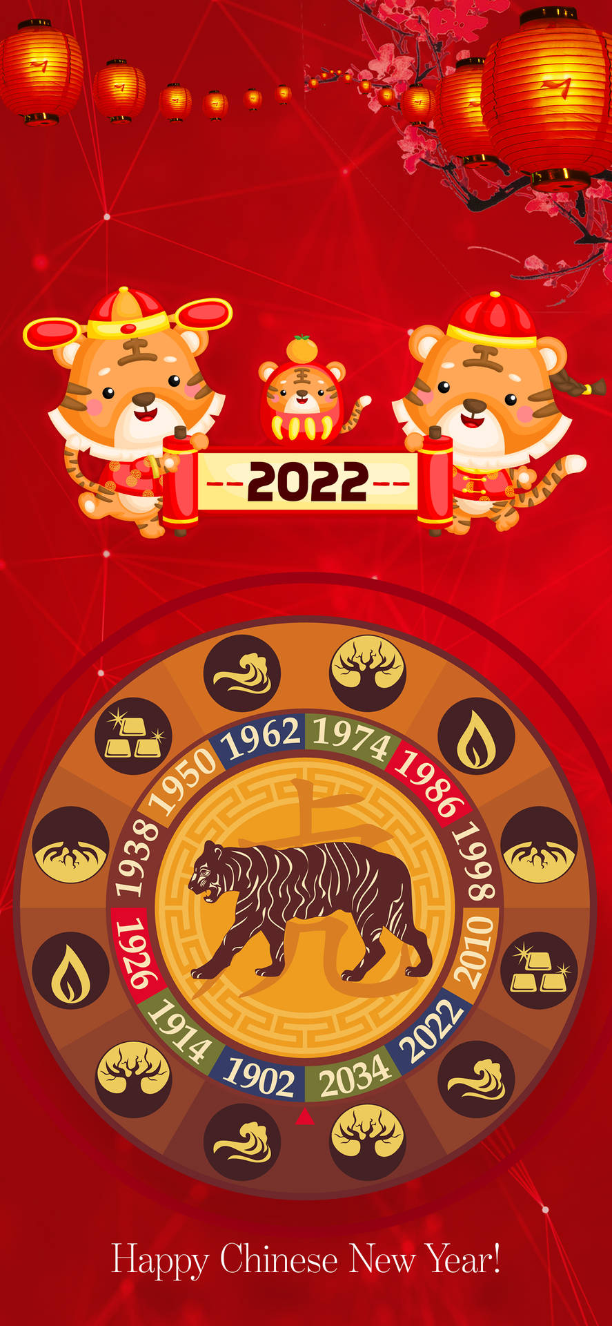 Chinese New Year 2022 Art Background