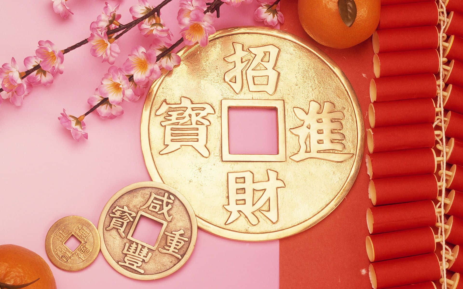 Chinese New Year 2022 Golden Coins