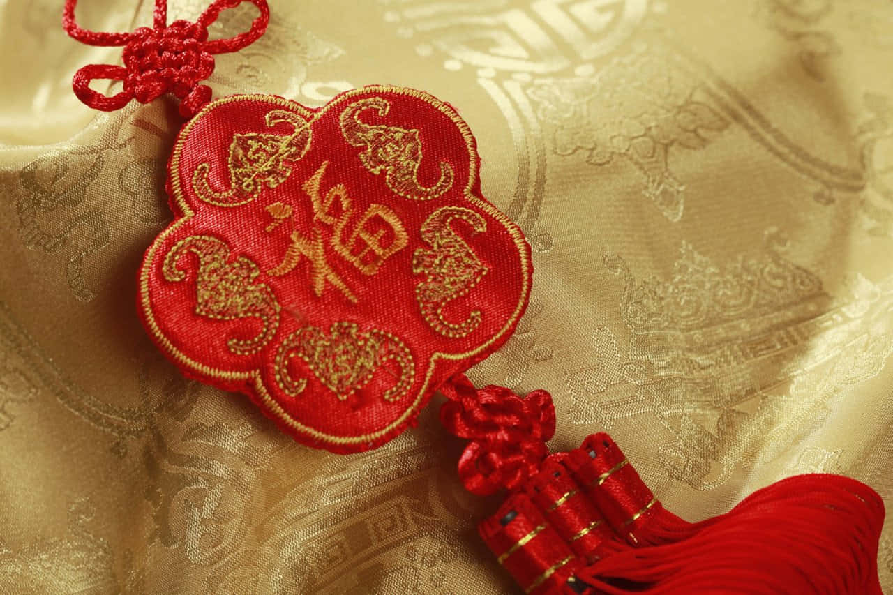 Chinese New Year 2022 Lucky Amulet Background