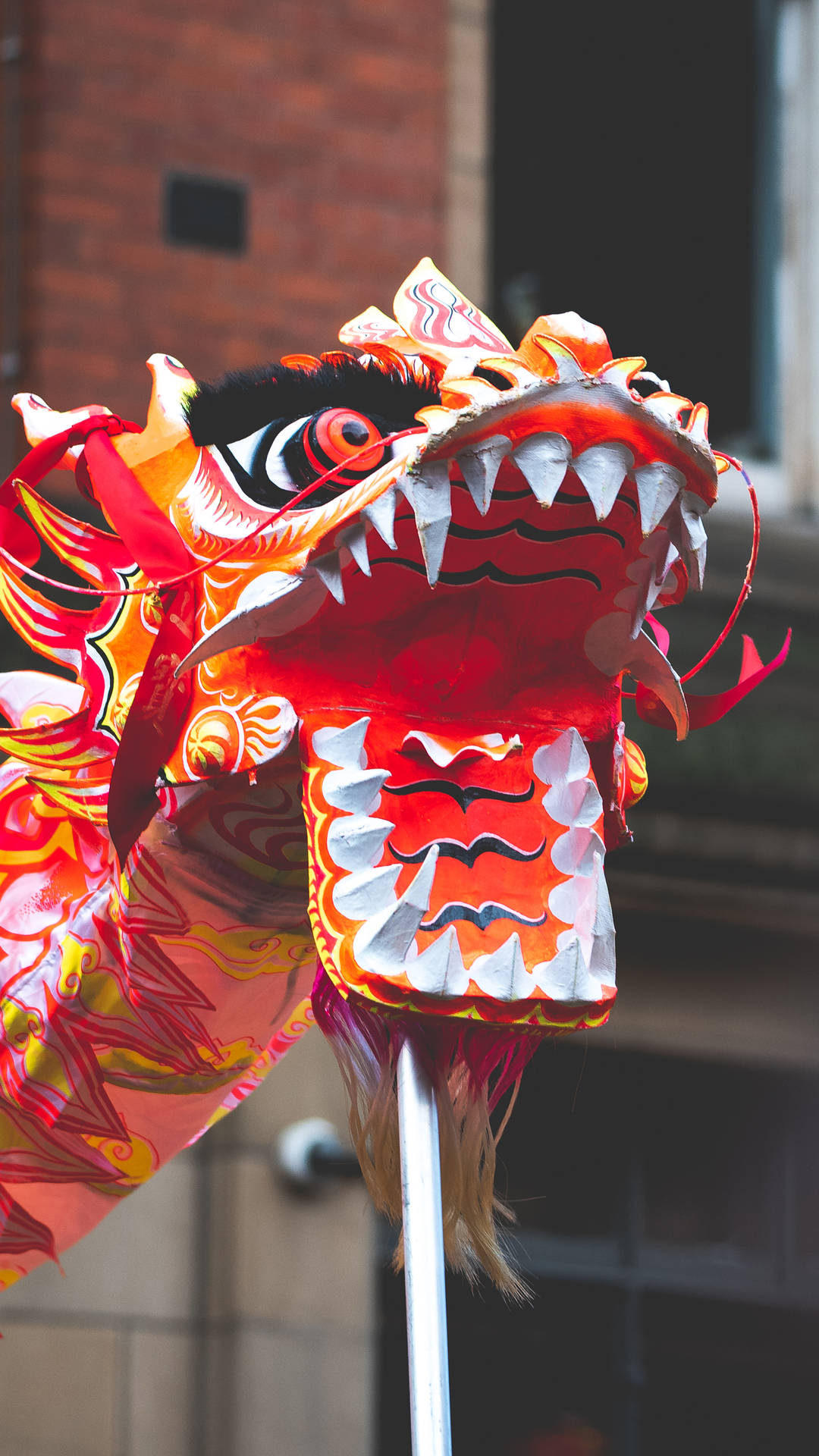 Chinese New Year Dragon Dance Background