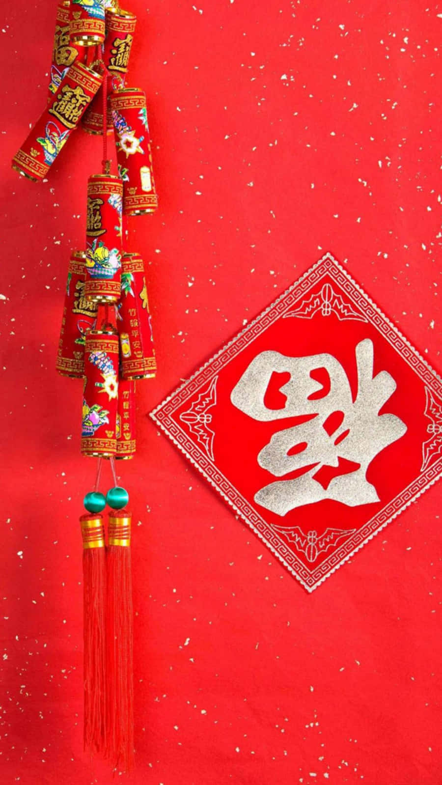Chinese New Year Firecracker Iphone Background