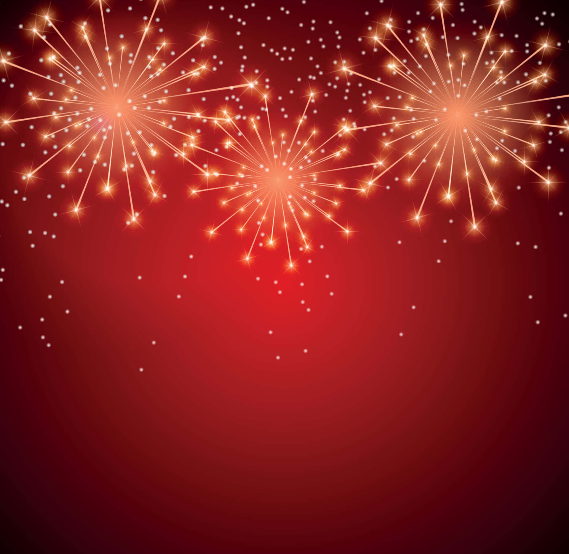 Chinese New Year Fireworks Background Poster