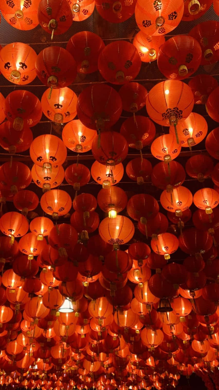 Chinese New Year Lanterns Iphone Background