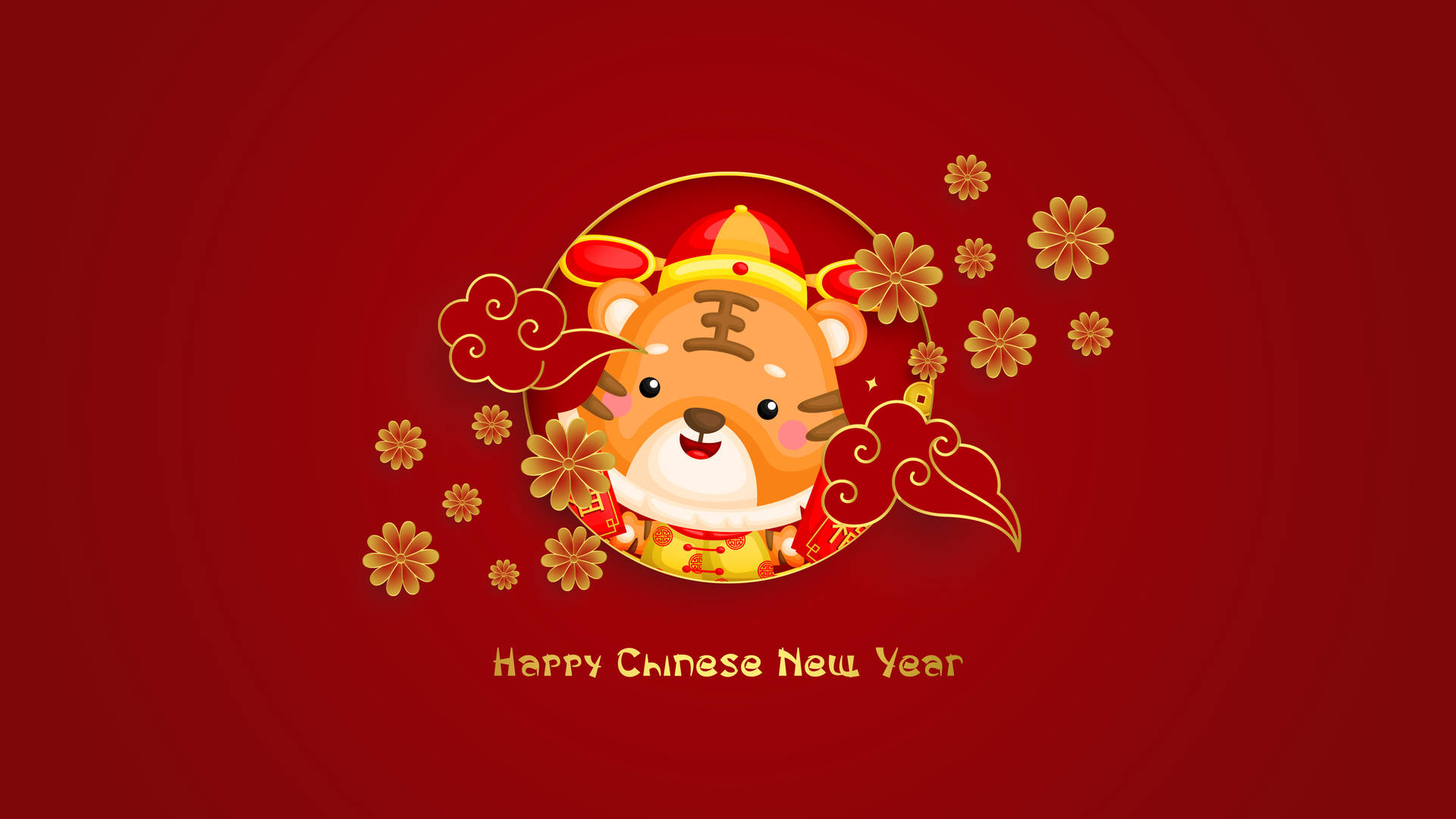Chinese New Year Tiger Background