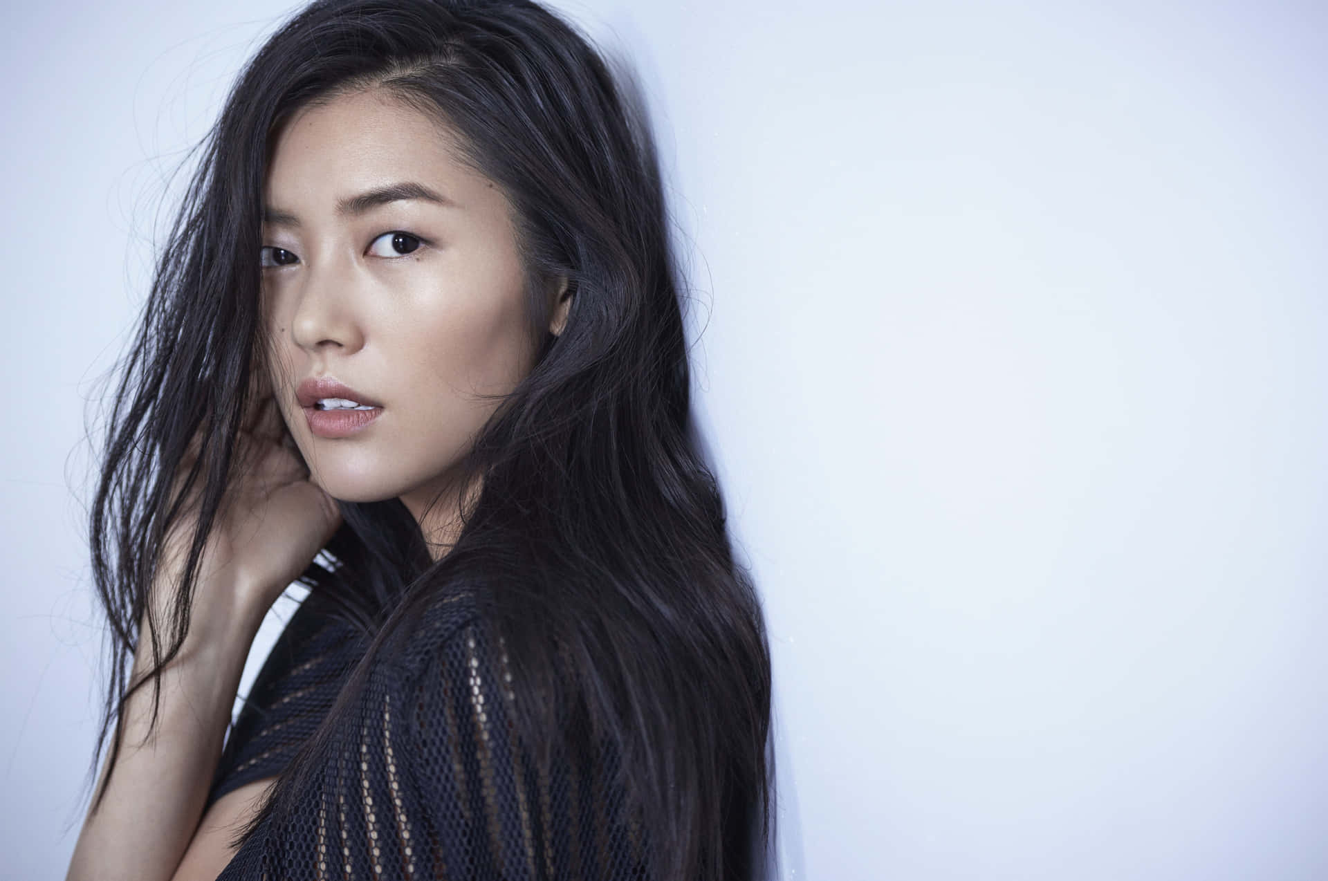 Chinese Supermodel Liu Wen Radiating Confidence In A Chic And Stylish Dress