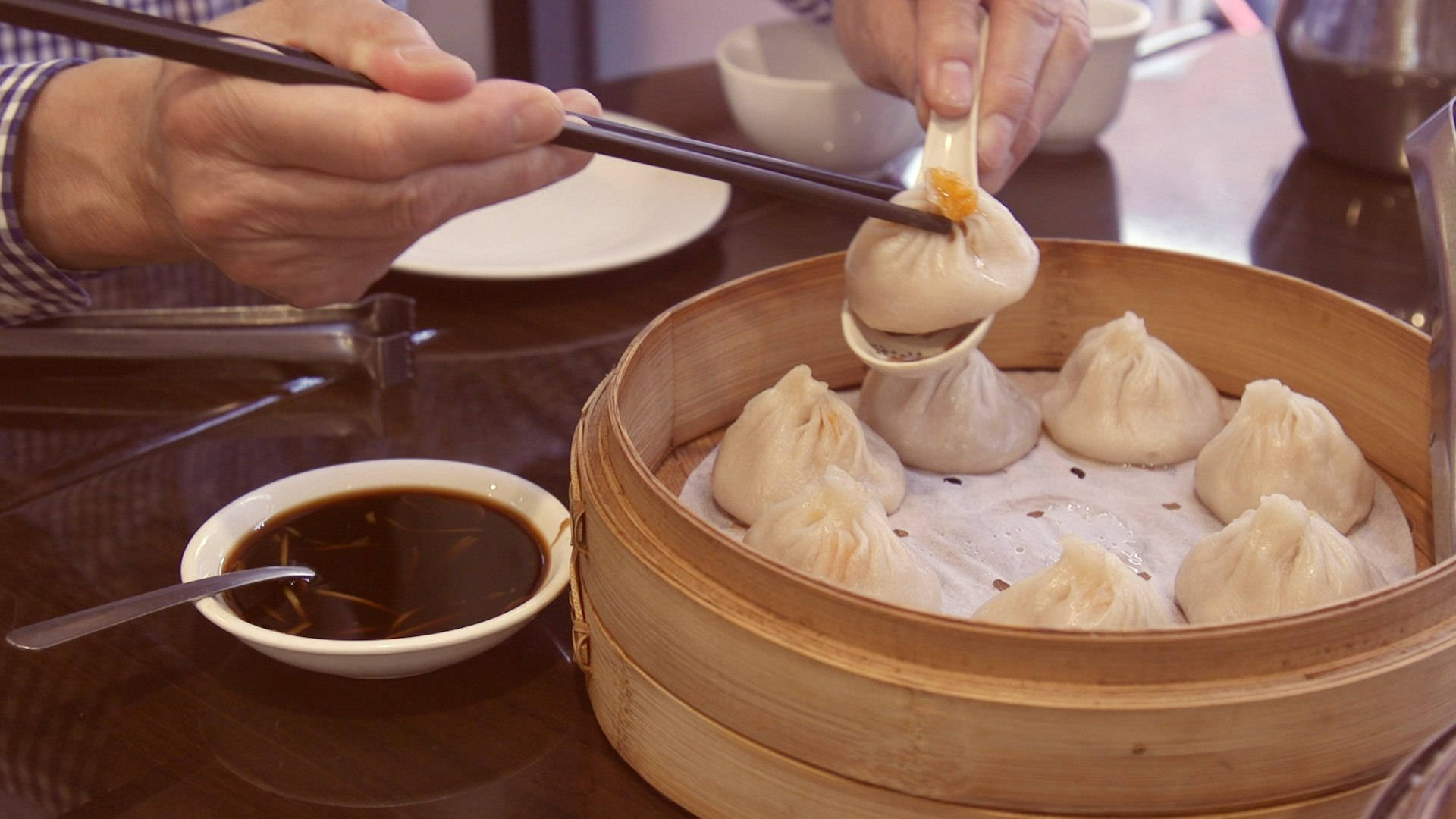 Chinese Xiaolongbao Soup Dumpling Food Background