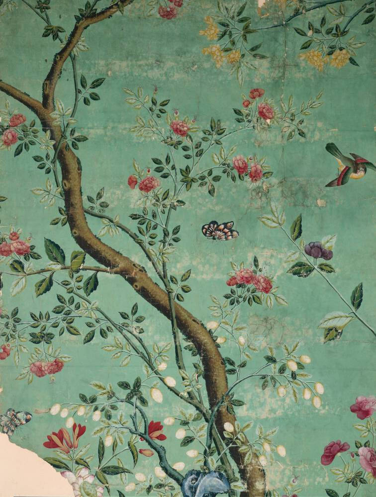 Chinoiserie Branch And Flowers Background