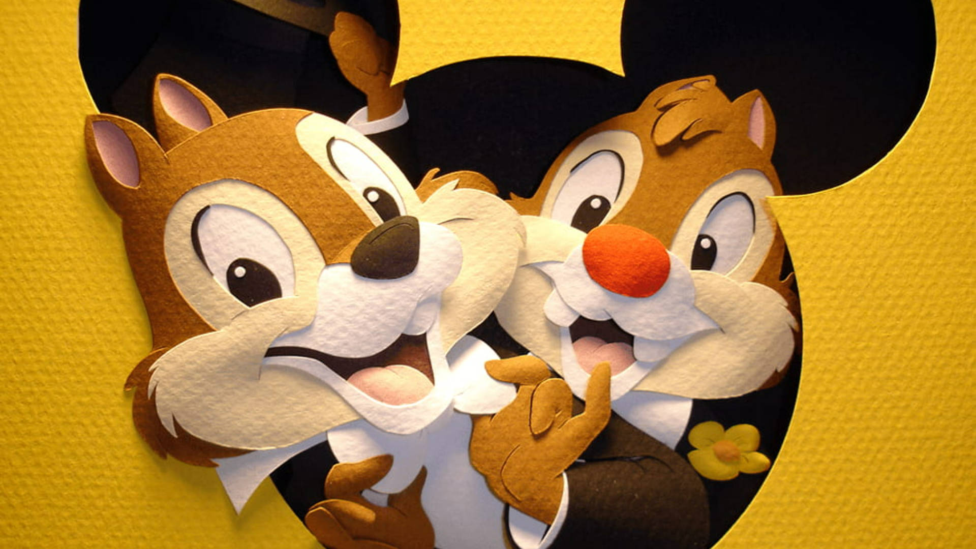 Chip N Dale Rescue Rangers Mickey Mouse Cut-out