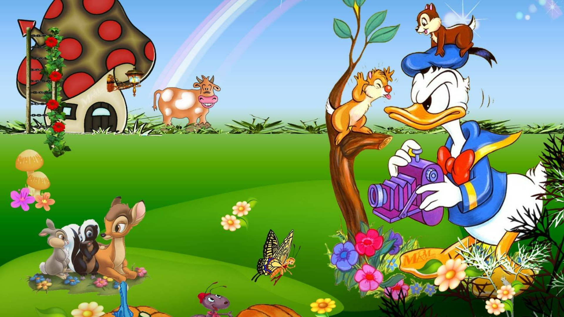 Chip N Dale Rescue Rangers With Donald Duck