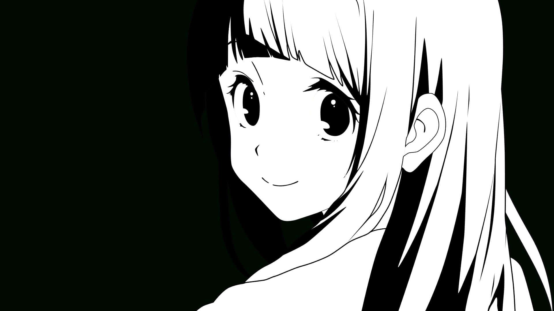 Chitanda Eru In Black And White Anime Pfp