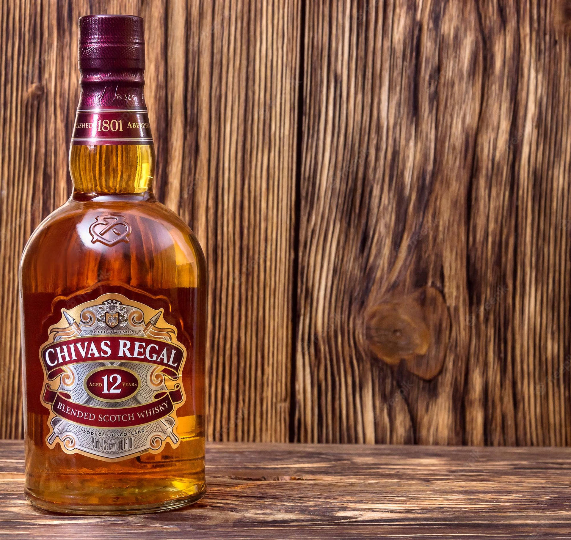 Chivas Regal Against Wood